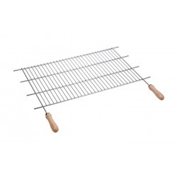 Zink Barbecue Grill. 80X40Cm Sauvic Holz Griffe