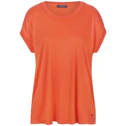 Materialmix-Shirt BASLER orange, 46