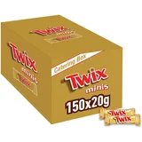 Twix Minis Schokoriegel 150 Riegel