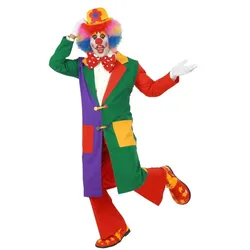 Bunter Clowns Mantel Unisex