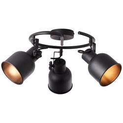 Brilliant Deckenstrahler Rolet sand schwarz E14 max. 18W schwenkbar