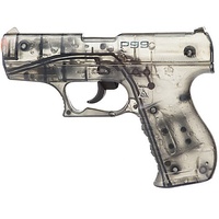 Spielzeugpistole "Agent", transparent, 18 cm