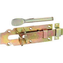 GAH Alberts Stalltür-Schlossriegel mit Schlaufe 160mm, galvanisch verzinkt, dickschichtpassiviert