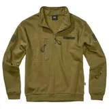 Brandit Textil Brandit Tactical Sweat Troyer oliv, Größe L
