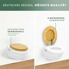 Benkstein WC-Sitz Bambus Braun