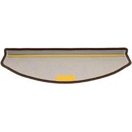 vidaXL Stufenmatten 30 Stk. 65x24x4 cm Kaffeebraun Halbrund Groß