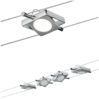 Paulmann MacLED Seilsystem-Set LED Spot 4x 4.3W chrom matt,