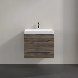 Villeroy & Boch Waschtischunterschrank 2 Auszüge 63 x 45,2 x 51,4 cm Braun