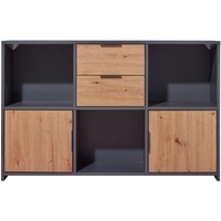 VCM Pepeto Sideboard 2 Schubladen, 2 Türen, 3 Ablagen