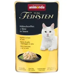 animonda Vom Feinsten 18x50g mit Hühnchenfilet & Käse, in Sauce