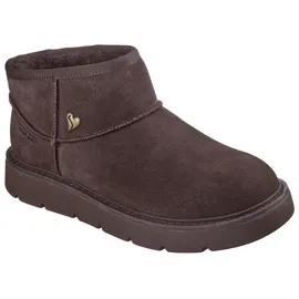 SKECHERS Keepsakes Cozy Cozy Mini Slip-InTurnschuhe, Chocolate Suede Wool, 40 EU