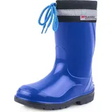 Ladeheid Kinder Gummistiefel mit Stulpe LA-972 (Blau/Schwarz, 22 EU) - 22