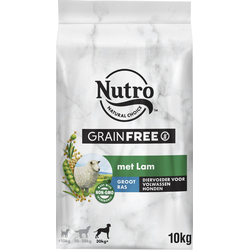 Nutro Grain Free Adult Large mit Lamm Hundefutter 2 x 10 kg