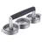 Westmark Burgerpresse Ø 6,5 cm Aluminium/Kunststoff schwarz/silber