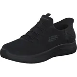 SKECHERS Summits Sr Enslee Slip-InTurnschuhe, Black Textile, 38