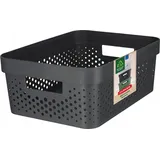Curver Aufbewahrungsbox 33 x 27 x 14 cm 1-tlg. Dunkelgrau