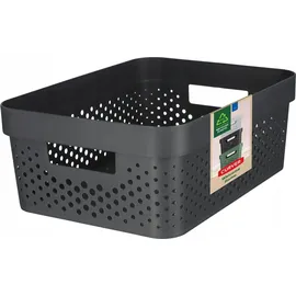 Curver Aufbewahrungsbox 33 x 27 x 14 cm 1-tlg. Dunkelgrau