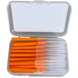 30 Stück Interdentalbürsten, Zahnreinigungsbürsten(0.9mm Orange)