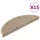 vidaXL Treppenmatten Selbstklebend Sisal 15 Stk. 56x17x3cm Dunkelbeige