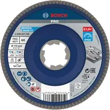 Bosch X-LOCK Fächerschleifscheibe, X571 Best for Metal gewinkelt, 115 mm, 2608621765