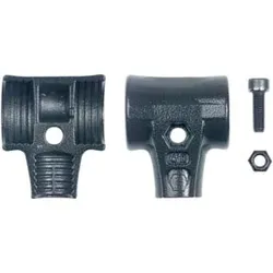Wiha Hammerschalen Set mit Schraube und Sicherungsmutter für Safety Schonhammer 80 mm