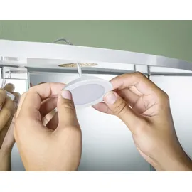 Paulmann LED Möbel-Einbauleuchte weiß Ø 6,5 cm warmweiß 3er Set
