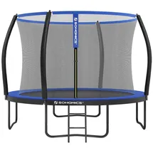 Songmics Garten Trampolin 305 cm inkl. Sicherheitsnetz und Leiter blau