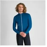 Sportful Classic Thermal Langarm-trikot - Teal Blue - M
