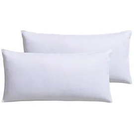 RIBECO Kopfkissen-Set Laram 40 x 80 cm Weiß