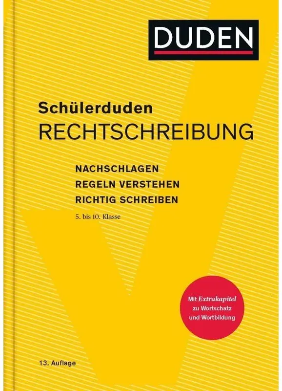 Schülerduden Rechtschreibung (Gebunden) - Schülerduden Rechtschreibung, Gebunden