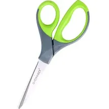 Q-Connect Kf03987 Gummigriff Edelstahl, 23 Cm