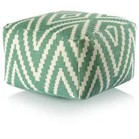 Amagohome Kelim Sitzwürfel 50x50 H35cm Pouf Fußhocker Sitzhocker Bodenkissen