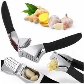 felixleo Knoblauchpresse Knoblauchpresse Edelstahl Mit Rutschfestem Griff Für Knoblauch Ingwer (1 St)