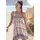 Buffalo Strandkleid Beige/Mehrfarbig 34