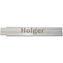 Heka Zollstock Holger 2 m, weiß
