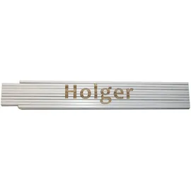 Heka Zollstock Holger 2 m, weiß