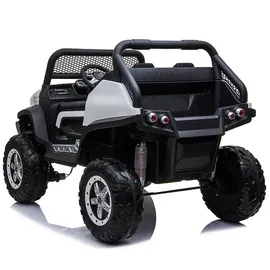 RunRunToys Unimog Elektroauto 12 V weiß (One Size)
