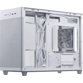 Asus Prime AP201 Tempered Glass MicroATX Gehäuse weiß