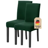 Stuhlhusse, Grün, Kunststoff, 1x38 cm, Wohntextilien, Bezüge, Stuhlhussen