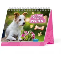 Trötsch Verlag Trötsch Aufstellkalender Glück auf vier Pfoten 2026