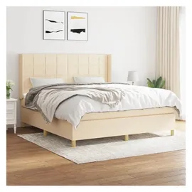 vidaXL Boxspringbett 180 x 200 cm Creme