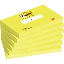 Post-it Haftnotiz 655-NG 127x76mm neongrün 6x100 Blatt