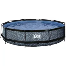 EXIT TOYS Stone Pool 360 x 76 cm inkl. Filterpumpe