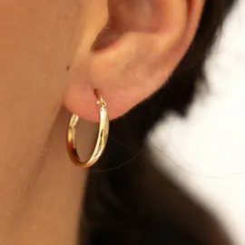 Fascination by Ellen K. Creolen 333 Gold gelb 17,5mm