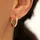 Fascination by Ellen K. Creolen 333 Gold gelb 17,5mm