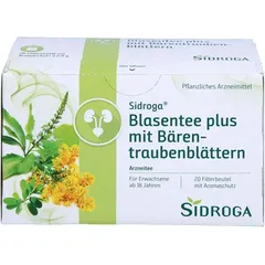 SIDROGA Blasentee plus mit Bärentraubenblättern 40 g