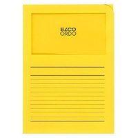 ELCO Ordo Classico Papier-Organisationsmappen 220 x 310 mm Präsentations-Mappe Papier gelb