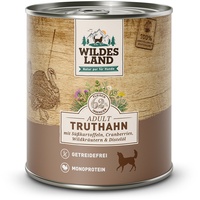 Wildes Land | Truthahn mit Süßkartoffel, Cranberries, Wildkräutern und Distelöl | Classic Adult | x 800 g