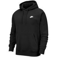 Nike Sportswear Club Fleece Hoodie Black/Black/White XS