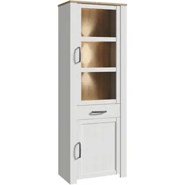 Forte Highboard Bohol 71,7 x 205,4 x 42 cm Riviera Eiche / Sibiu Lärche hell